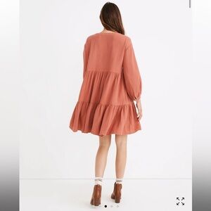 Madewell long sleeve‎ mini Dress